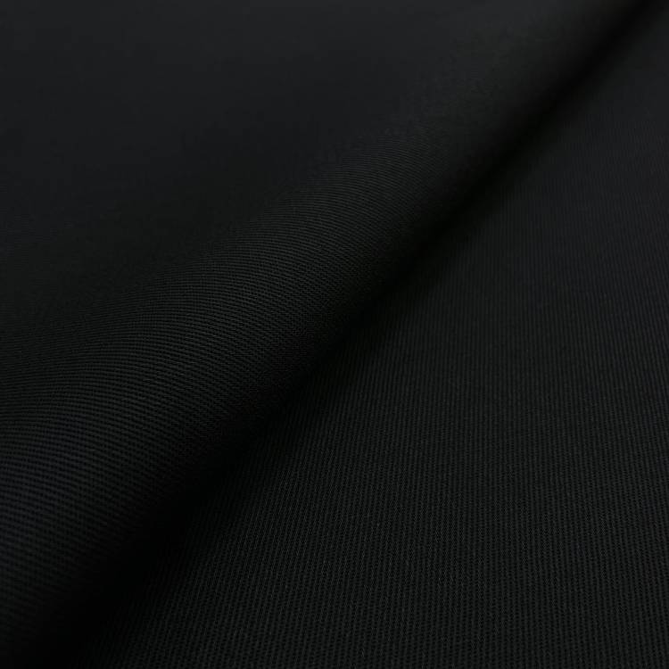 Ткань для спец одежды "Саржа" цвет чёрный 316