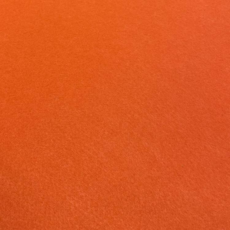 Фетр однотонный 2мм. цвет морковный