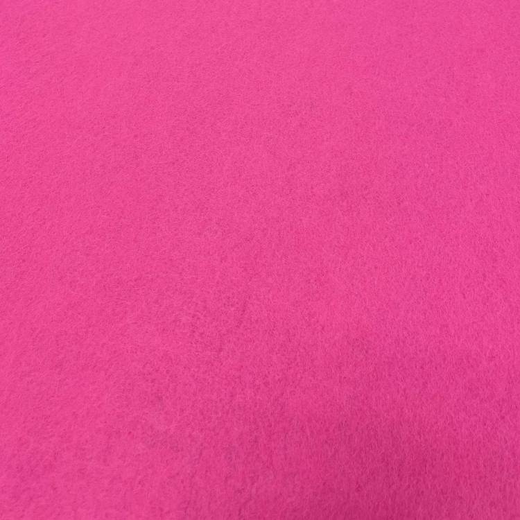 Фетр однотонный 2мм. цвет неон-розовый