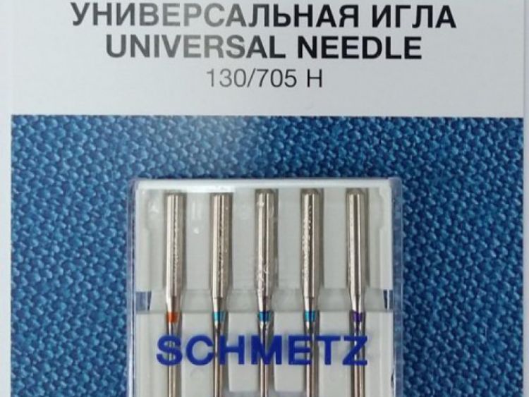 Иглы "Schmetz" стандарт №№80(1),90(3),100(1) 5шт.)