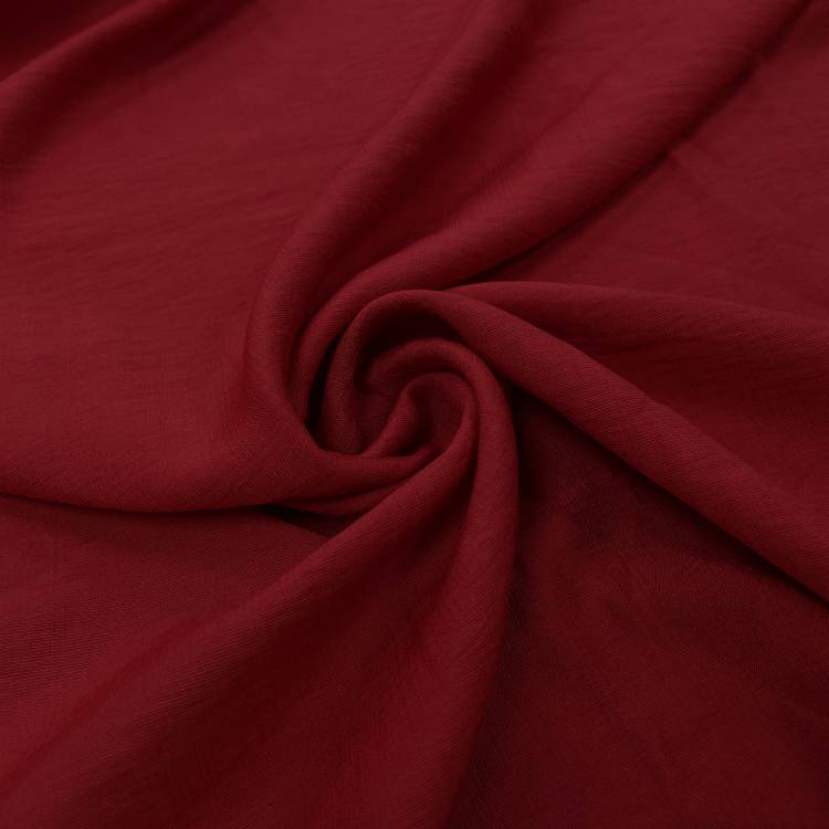 Плательная однотонная "Корса" цвет красный 130 г/м2