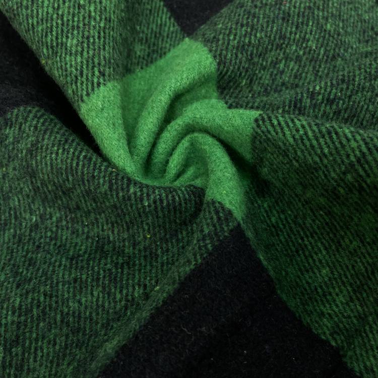 Ткань рубашечная "Манчестер" 35547 зелёно-синяя 285 г/м2