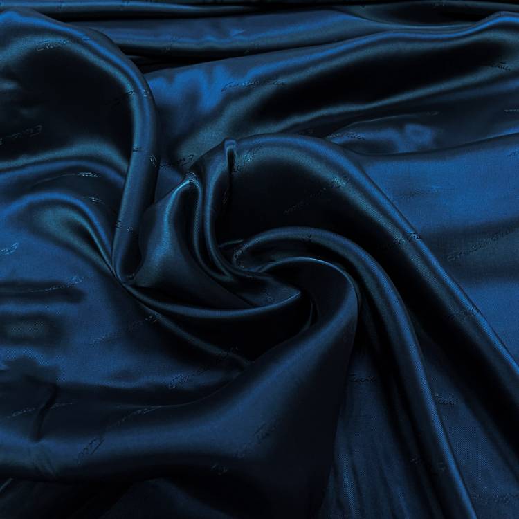 Подклад жаккард "Emilio Pucci" цвет т/синий 120гр/м2