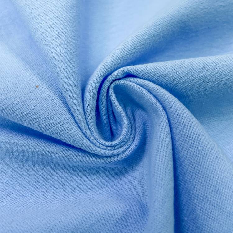 Трикотаж "Кулирная гладь" цвет голубой 145 г/м2