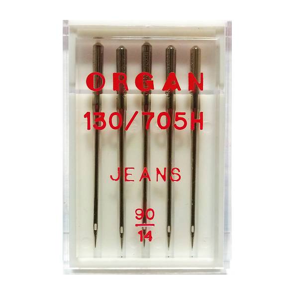 Иглы Organ джинс №90, (5 шт)