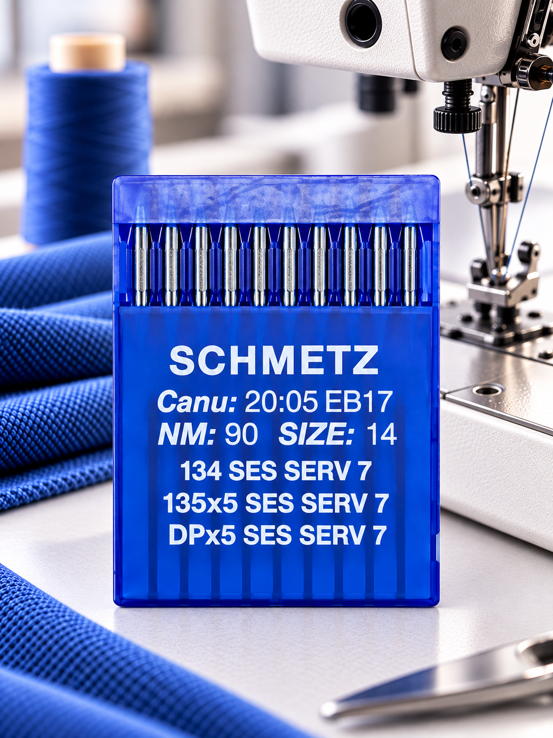 Иглы "Schmetz" 134 промыш. д/трик.№90 DP*5 10шт.SES SERV7