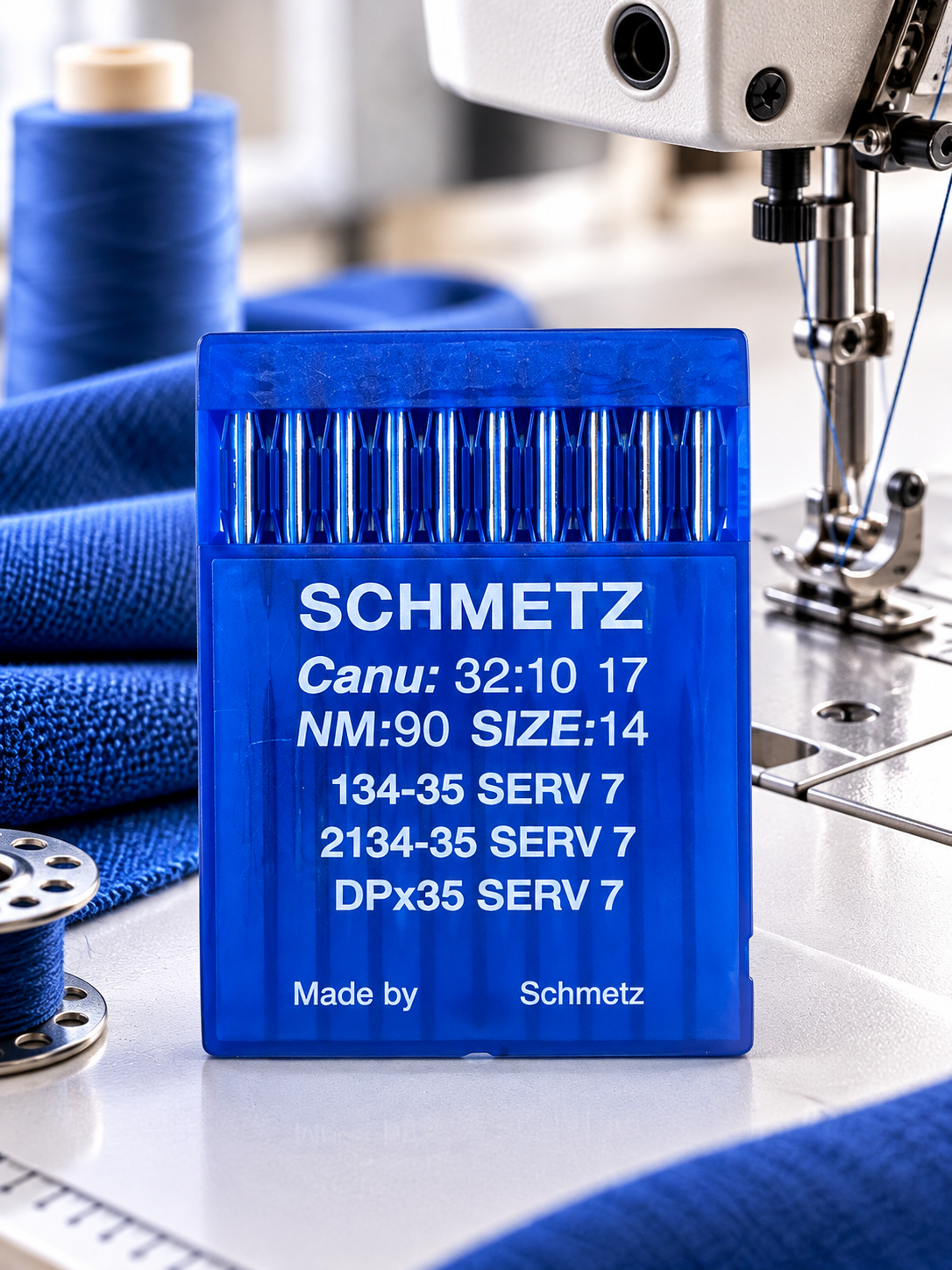 Иглы "Schmetz" 134 промыш.№90 DP-5 SERV7 (10шт) стандарт