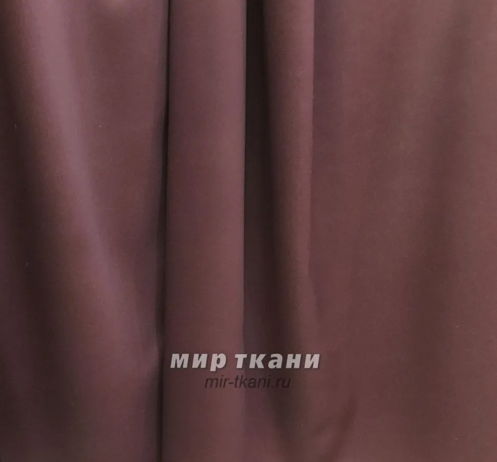 Ткань декоративная "Блэкаут" арт.65018 цв.1241 шоколад светонепроницаемость 70%