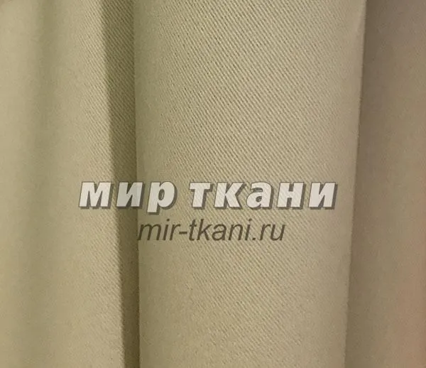 Ткань декоративная "Блэкаут" арт.65018 цв.1370 св/жёлтый светонепроницаемость 70%