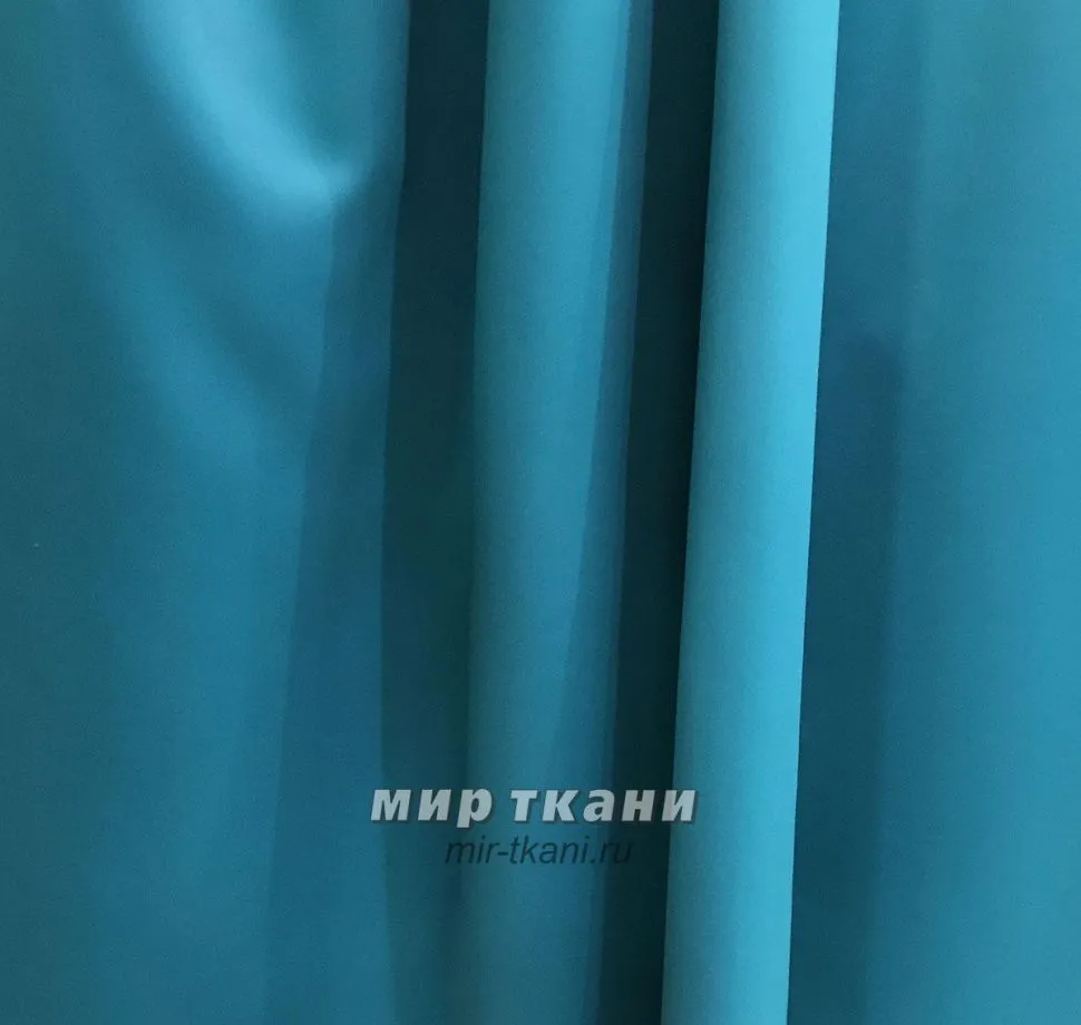 Ткань декоративная "Блэкаут" арт.65018 цв.1568 бирюза светонепроницаемость 70%