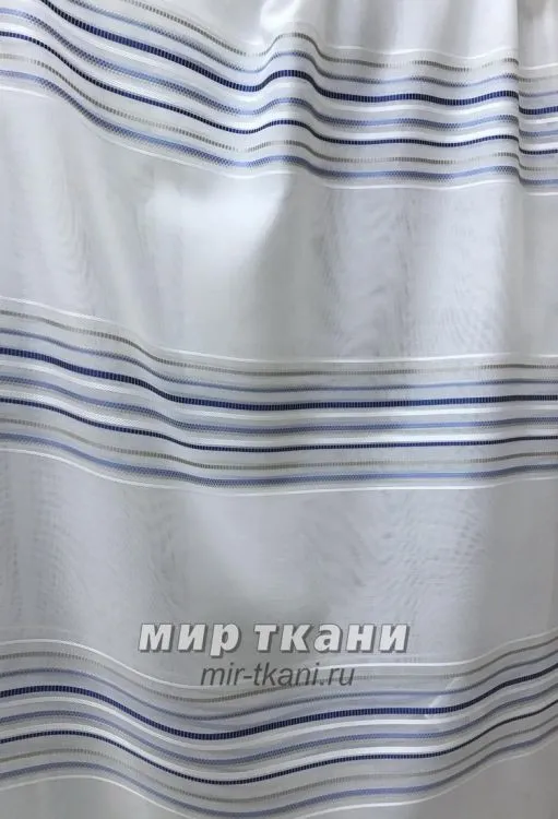 Гардинное полоьно "Наполи" цвет.50 голубой