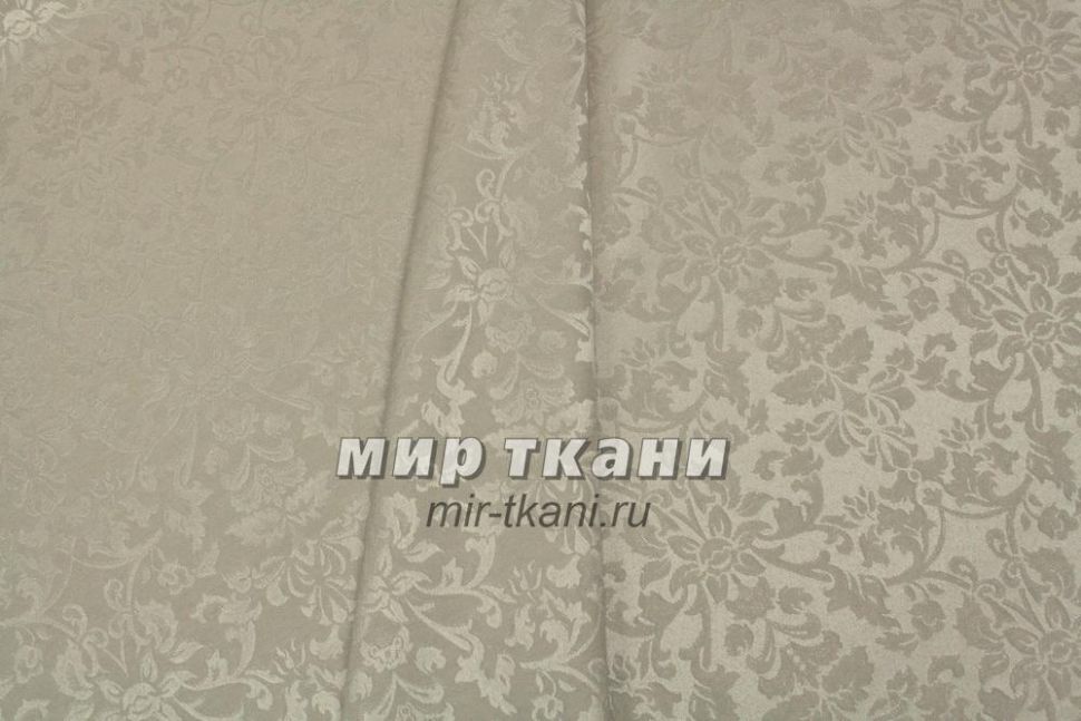 Ткань скатёрочная "Журавинка" рис.1472/60402 бежевый
