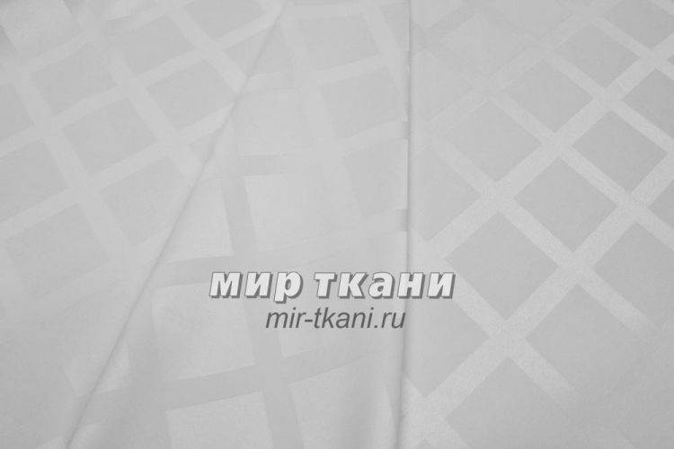 Ткань скатёрочная "Журавинка" рис.1/10101 белый