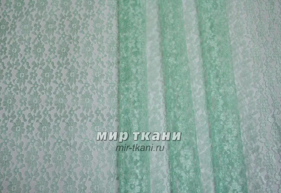Гипюр цвет мята