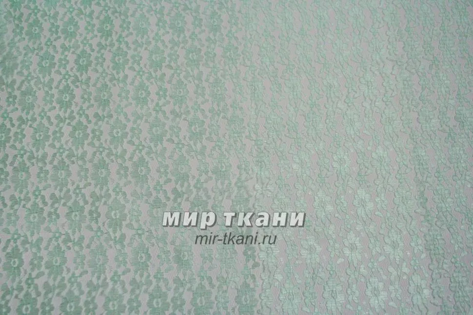 Гипюр цвет мята