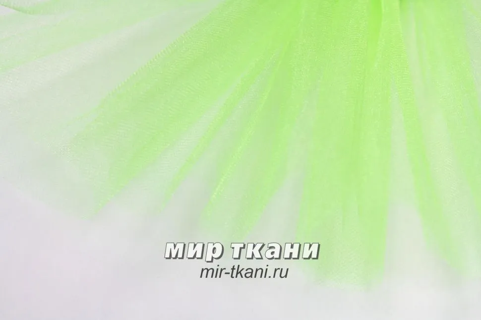 Сетка с блеском цвет салат