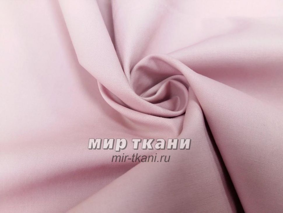 Поплин однотонный цвет гр.розовый