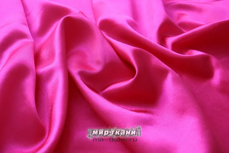 Креп сатин цвет.011 фуксия 140гр/м2