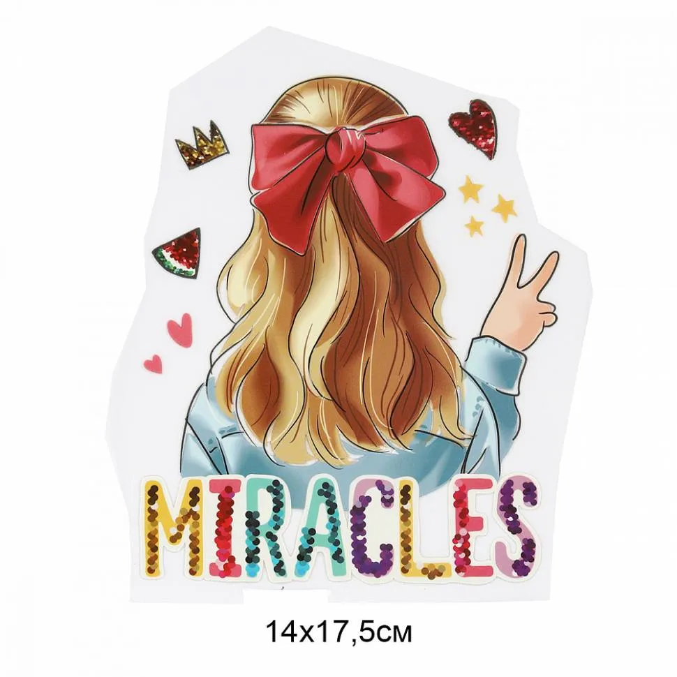 Термотрансфер Miracles 14х17,5см