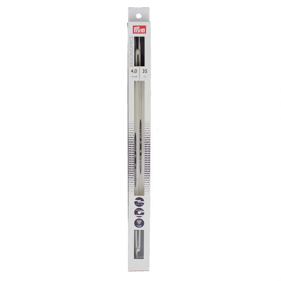 Спицы прямые Ergonomic 4мм/35см Prym