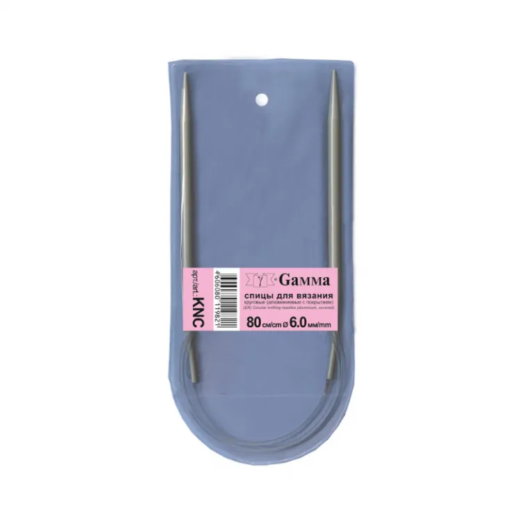Спицы GAMMA круговые KNC металл d 6.0 мм 80 см