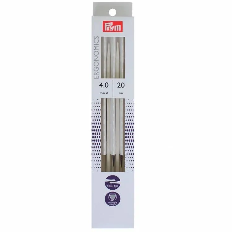 Спицы чулочные Ergonomic 4мм*20см 5шт.Prym