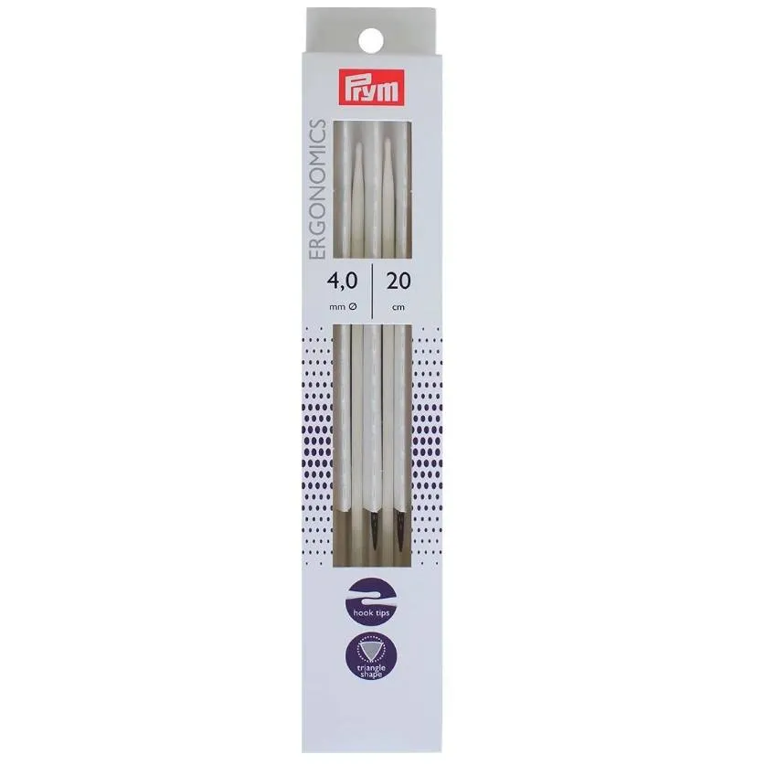 Спицы чулочные Ergonomic 4мм*20см 5шт.Prym