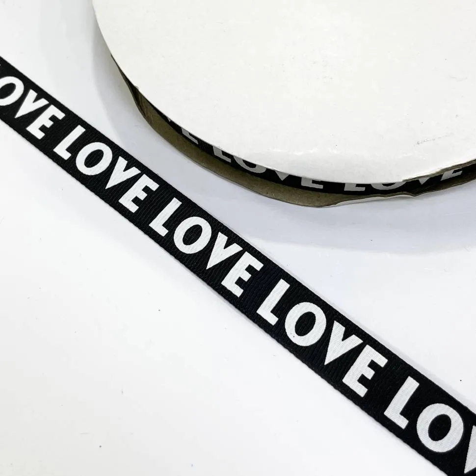 Тесьма репс. 1,4см "LOVE"