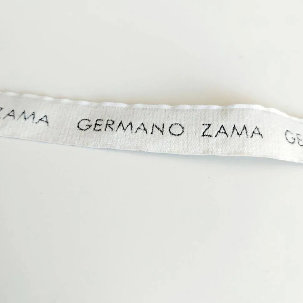 Тесьма брендовая 21мм GERMANO ZAMA Италия