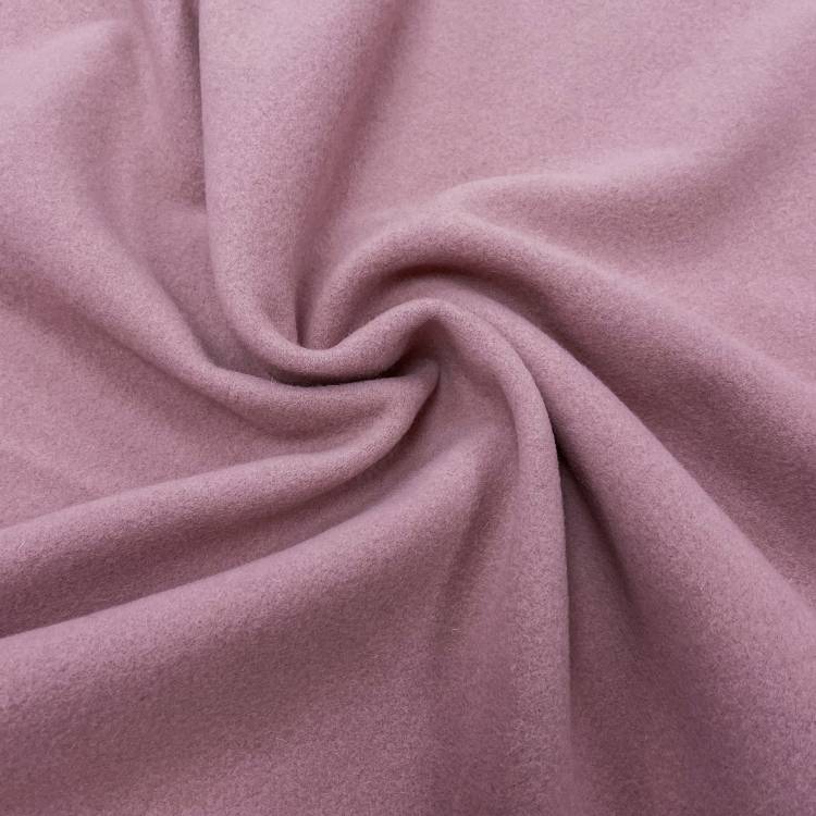 Ткань пальтовая однотонная цвет т/розовый