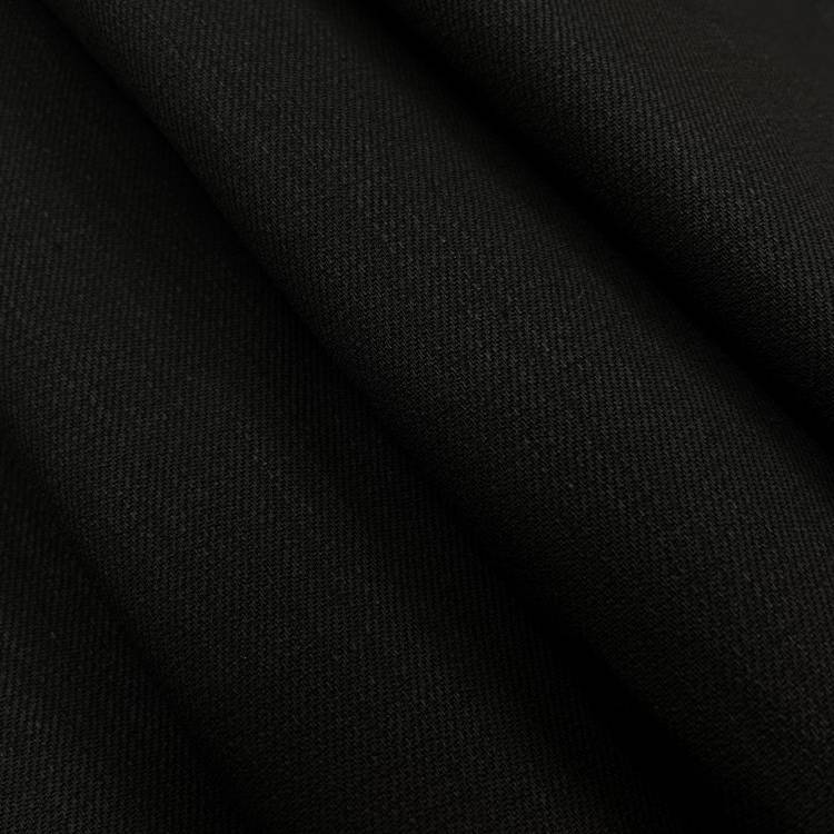 Ткань джинсовая арт.13818 цвет чёрный (бренд Dior)