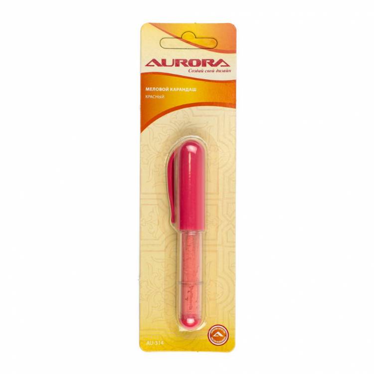 Меловой карандаш  Aurora  красный
