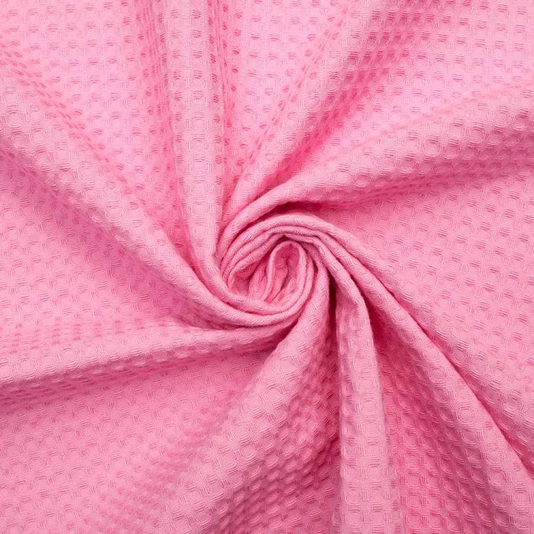 Ткань вафельная ГОСТ цвет розовый 250г/м2