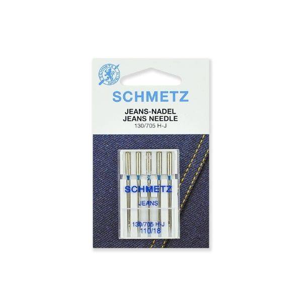 Иглы "Schmetz" для джинсы №110/18 (5 шт)