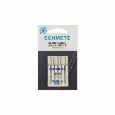 Иглы "Schmetz" для джинсы №80/12 (5шт.)