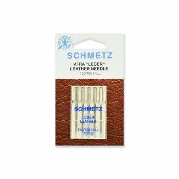Иглы "Schmetz" для кожи № 70/10, 5 шт.