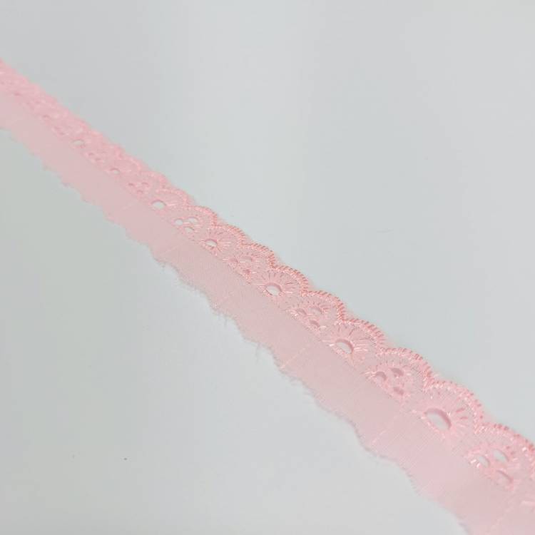 Шитье 30мм розовое