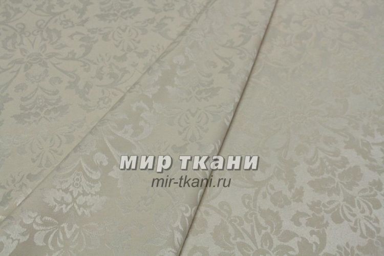 Ткань скатёрочная "Журавинка" рис.1472/50303 св/бежевый