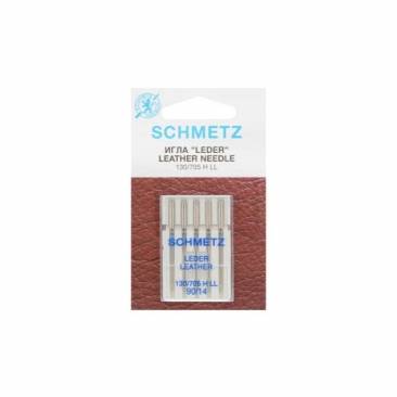 Иглы "Schmetz" для кожи № 90/14, 5шт.