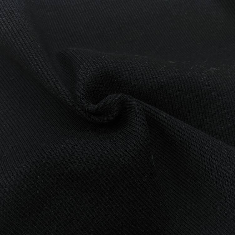 Трикотаж чулок "Кашкорсе" цвет чёрный 320 г/м2