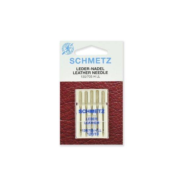 Иглы "Schmetz" для кожи №120, 5 шт.