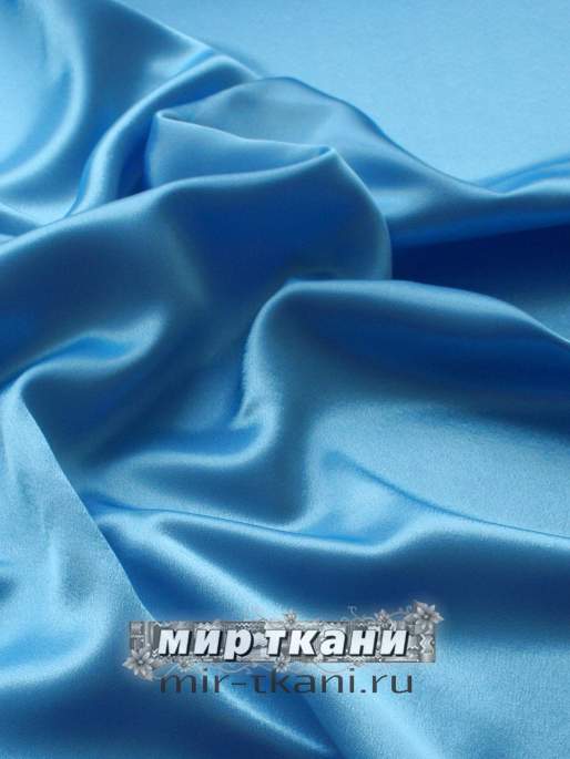 Креп сатин цвет.018 бирюза 140гр/м2