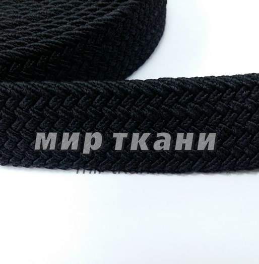 Резинка ременная 3,4см черная