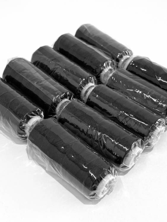 Нитки джинсовые №20/3 col.black