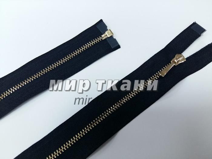 Молния мет.т-2 шлифован.70см золото разъем.