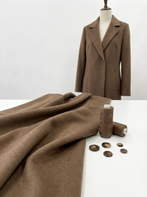 Ткань пальтовая "Джесика" 3271 бежевый