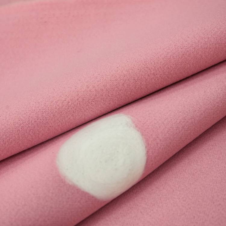 Ткань пальтовая "Инесса" цвет розовый