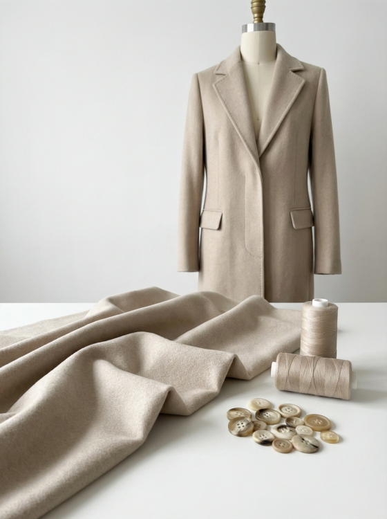 Ткань пальтовая арт.Z-260 4432 св/беж