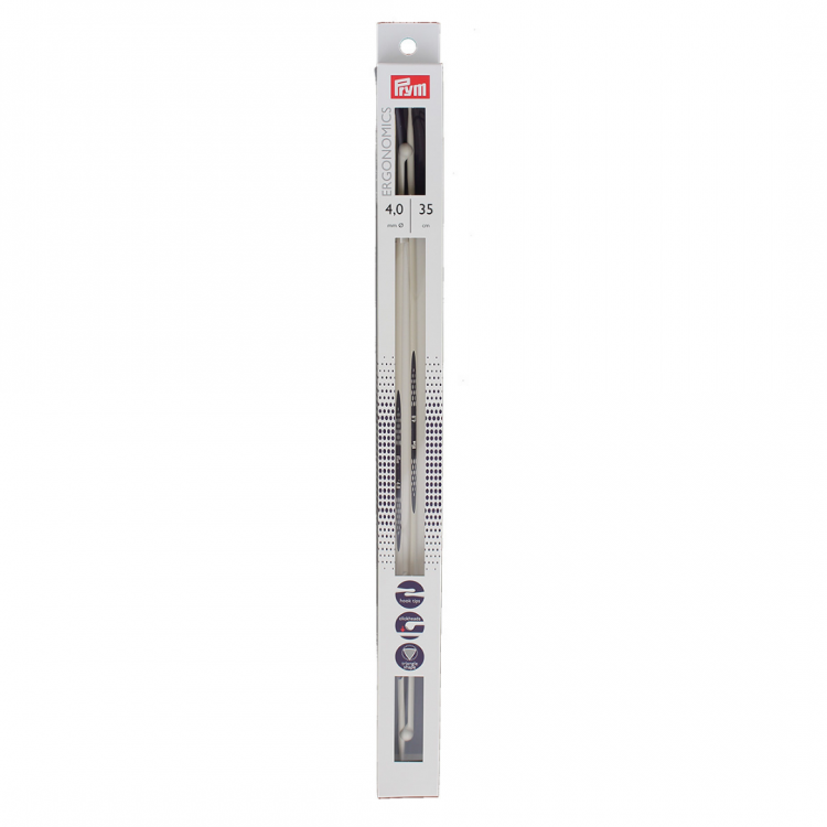 Спицы прямые Ergonomic 4мм/35см Prym