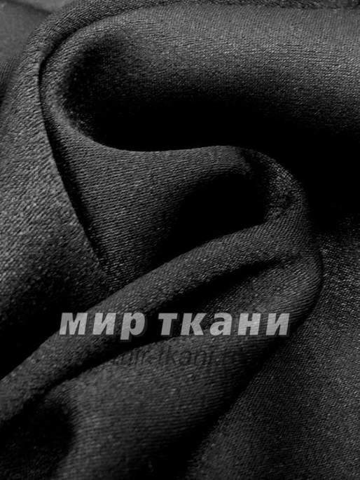 Креп костюмный "Ванесса" цвет чёрный